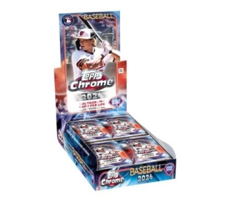 2024 TOPPS CHROME UPDATE BASEBALL HOBBY BOX