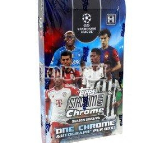 2023/24 TOPPS STADIUM CLUB CHROME UEFA CLUB COMPETITIONS COLLECTION HOBBY BOX