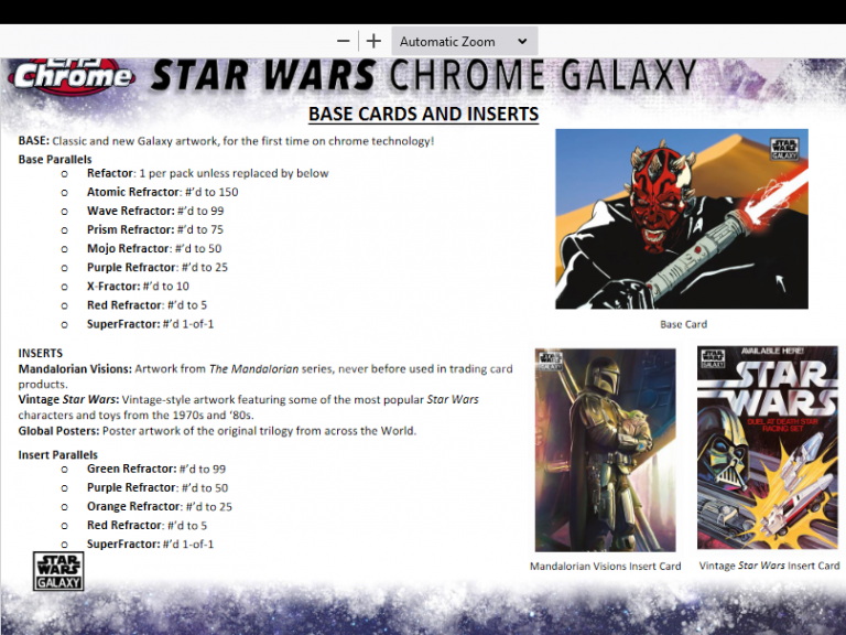 2021 star wars chrome galaxy